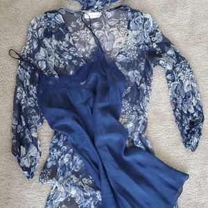 Johnny Was Chiffon Floral Dress 4LoveandLiberty